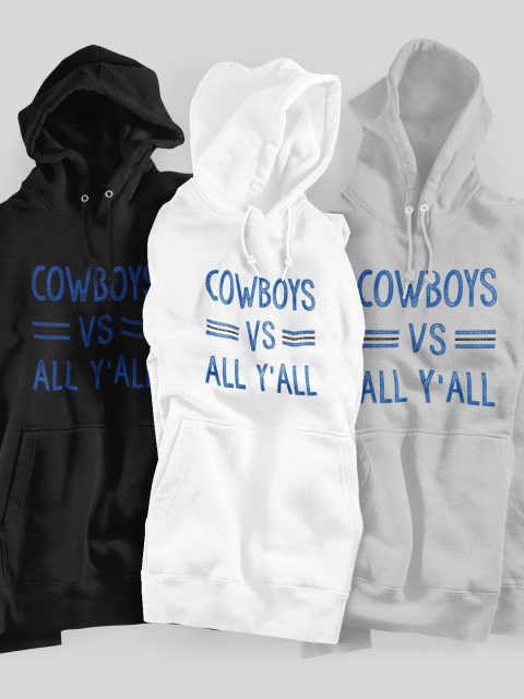 Dallas Cowboys Zip Up Jacket, New Unisex Sz 2X Sweatshirt Hoodie Bling