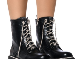 Bling Combat Boots