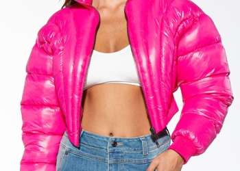 Next Level Hot Pink Puffer Jacket