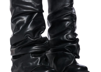 Check Mate Vegan Leather Boots