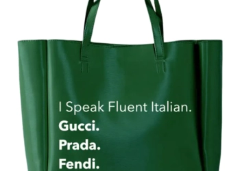 I Speak Fluent Italian Neverfull Tote Bag