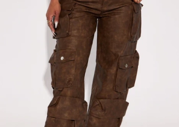 Obsessed Vegan Leather Cargo Pants
