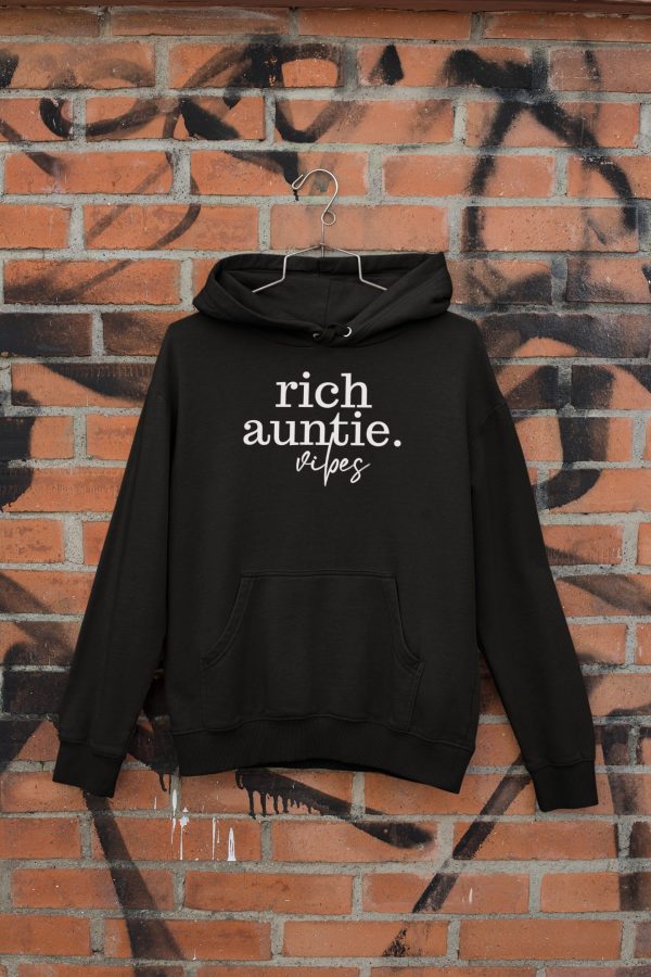 Rich Auntie Vibes Unisex Sized Hoodie *Sizes Small-2x* - Image 2