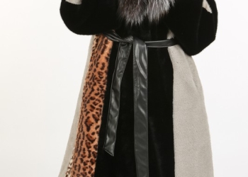 Queen of The Jungle Faux Fur Belted Coat