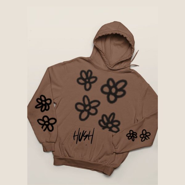 HUSH Flowers Unisex Hoodie *Sizes Small-2x*